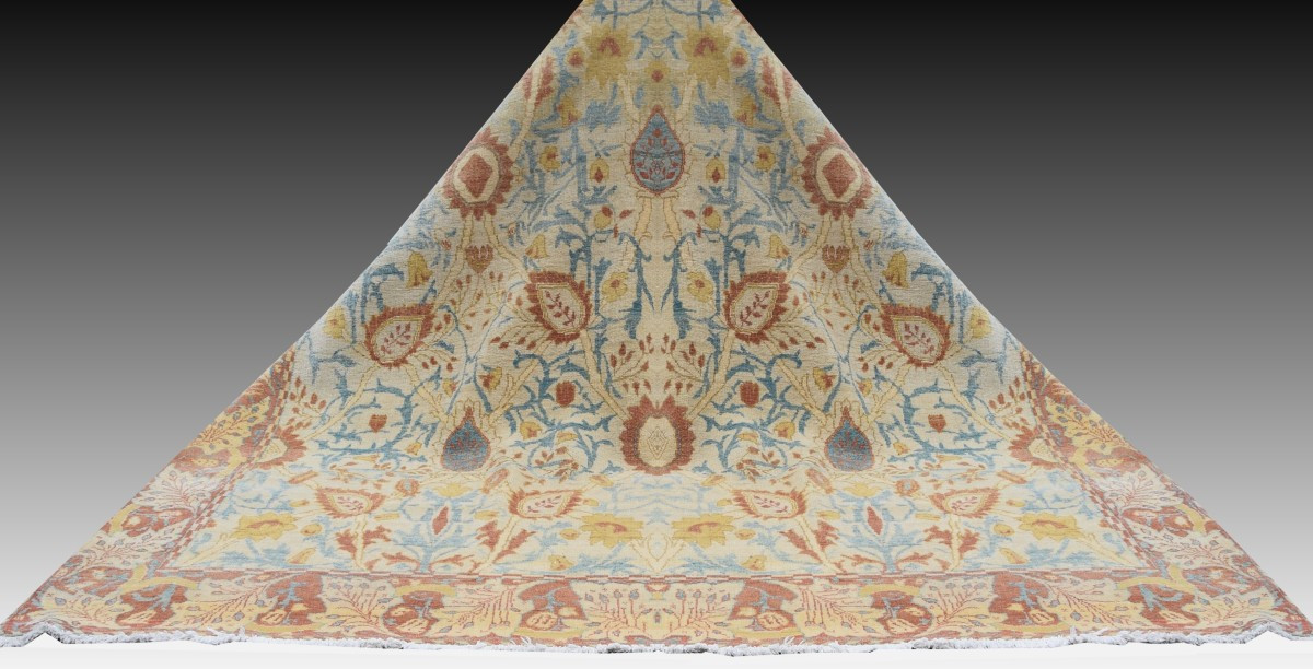 Tapis d'orient Iran Sultanabad 3.00 x 2.94 Mètres -photo-2