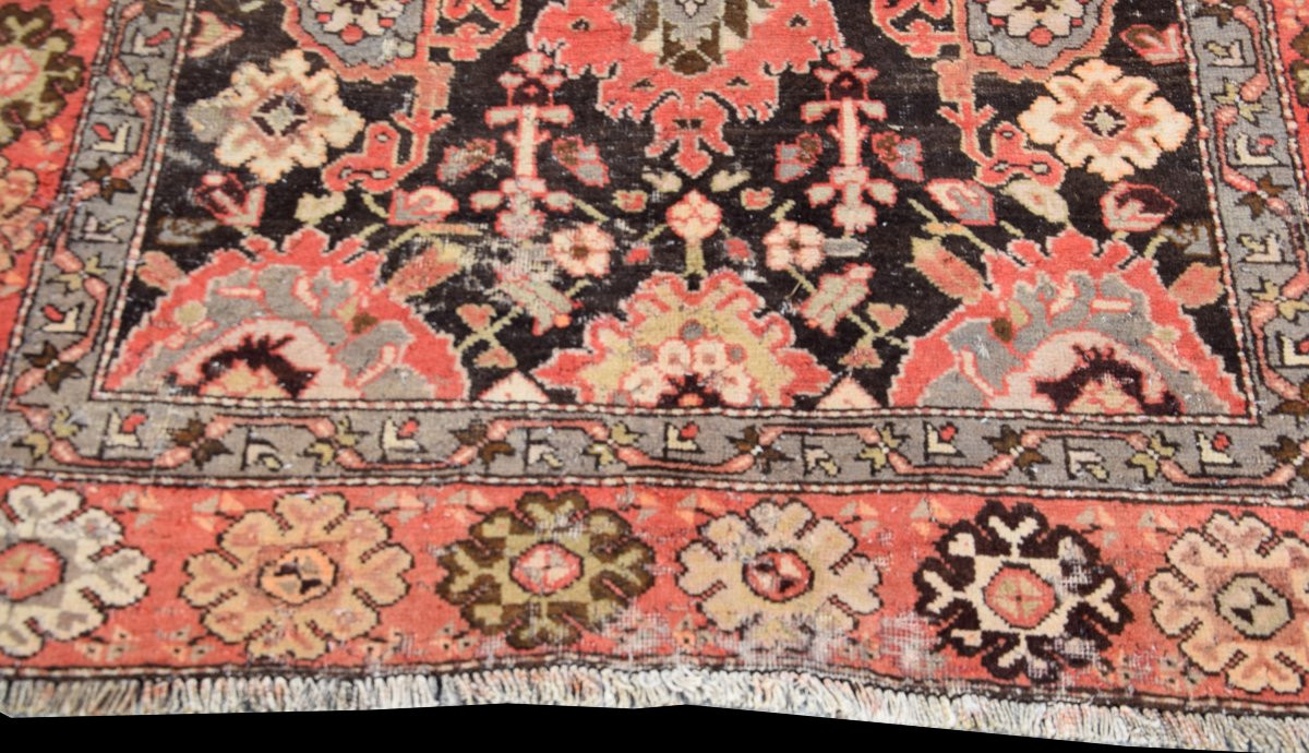 Tapis de couloir Karabagh  : 4.80 X 1.30 Mètre - Fait Main Fin XIX ème -photo-5