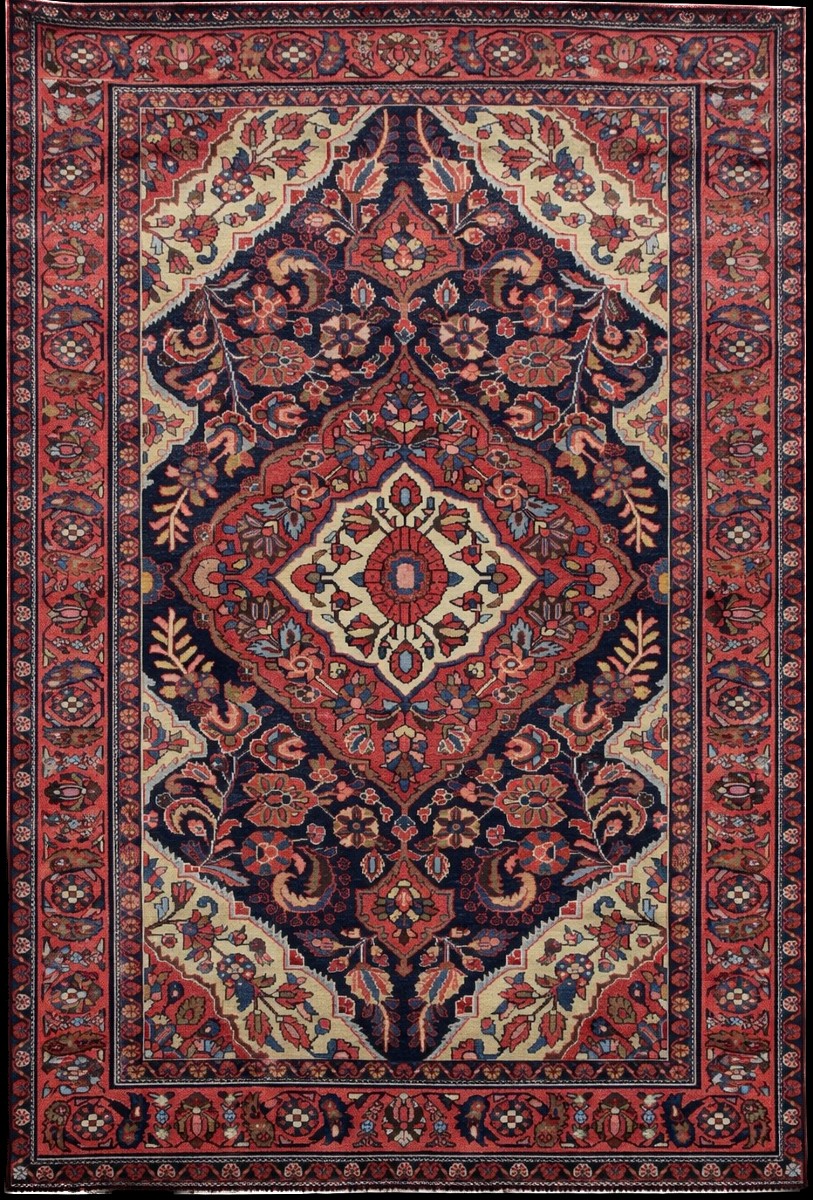 Tapis d'Orient Persan Iran Lilian : 1.47  X 1,97 Mètres-photo-2