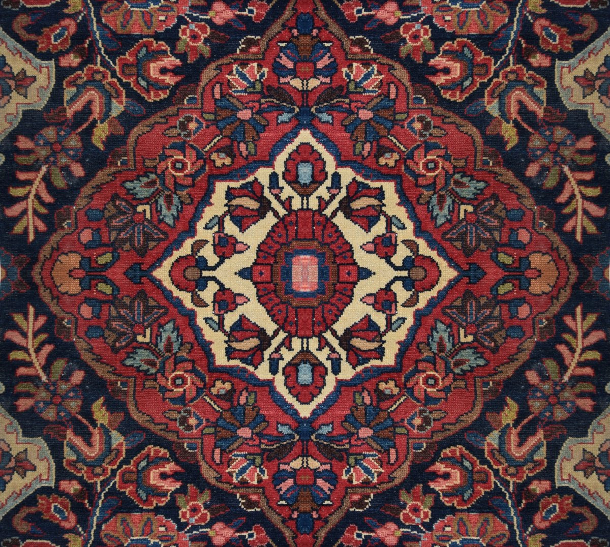 Tapis d'Orient Persan Iran Lilian : 1.47  X 1,97 Mètres-photo-4