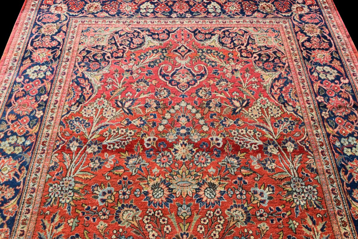 Tapis d'Orient  Persan Iran KASHAN - Dim: 1.30 X 2.05 Mètres-photo-1