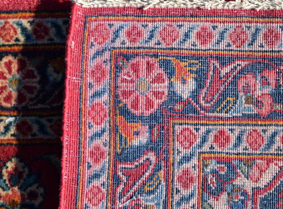 Iranian Kashan Oriental Rugs (pair) 0.70 X 1.35 Meters-photo-1