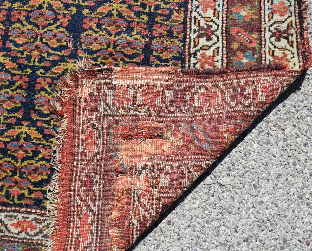 Tapis d'orient persan Iran ancien Malayer : 3.28 x 1.20 Mètres - "Galerie Sardje"-photo-2