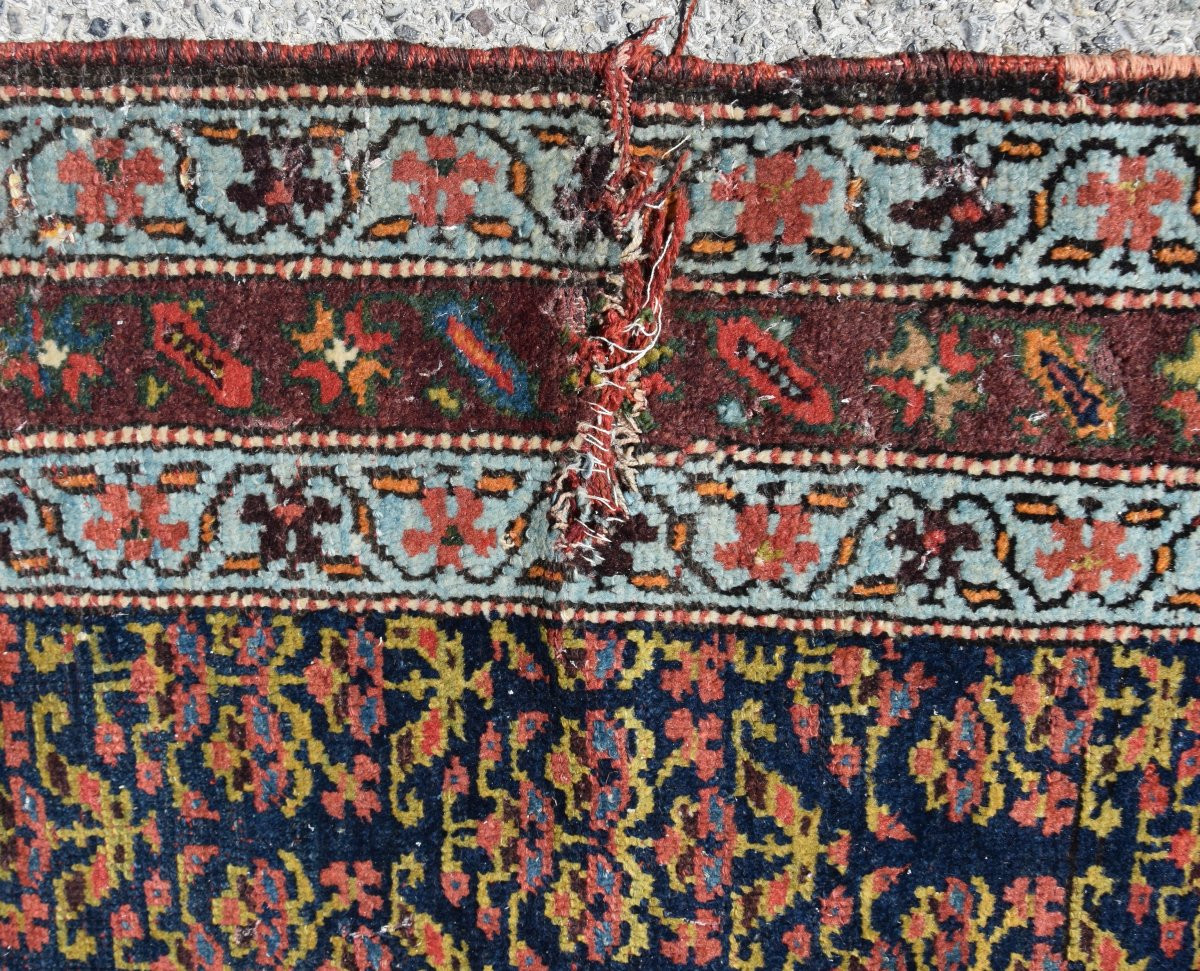 Tapis d'orient persan Iran ancien Malayer : 3.28 x 1.20 Mètres - "Galerie Sardje"-photo-3