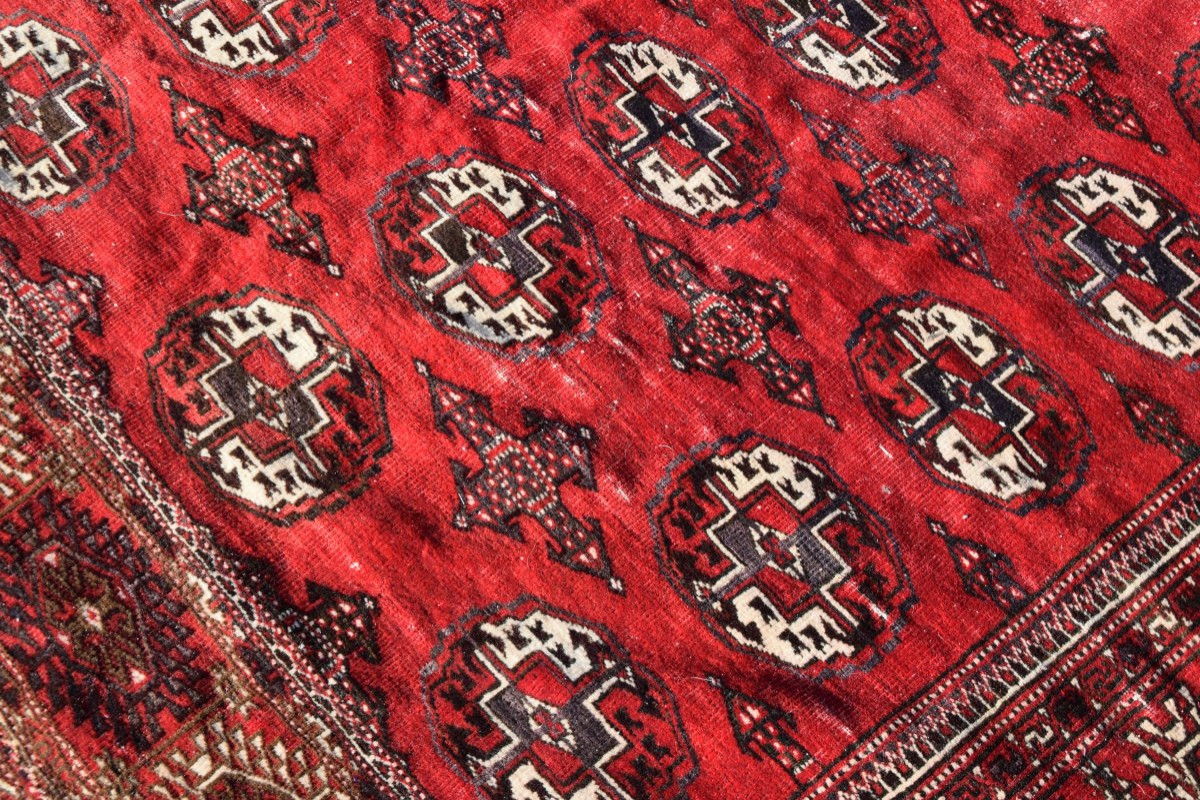Tapis d'orient Boukhara Turkmène : 310 x 220 Cm -photo-2