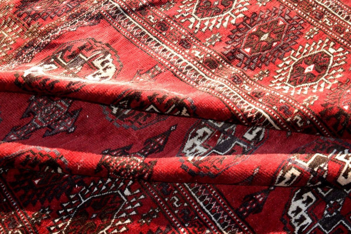 Tapis d'orient Boukhara Turkmène : 310 x 220 Cm -photo-5