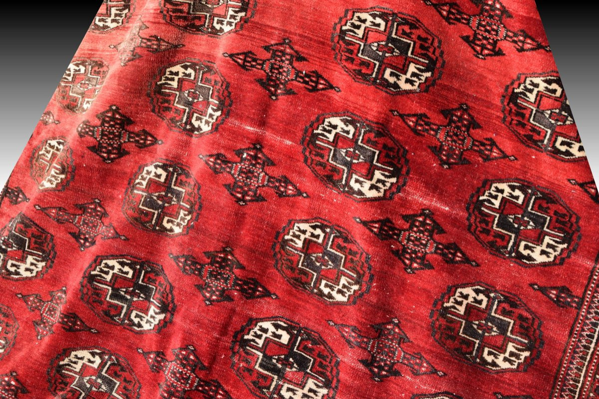 Tapis d'orient Boukhara Turkmène : 310 x 220 Cm -photo-7
