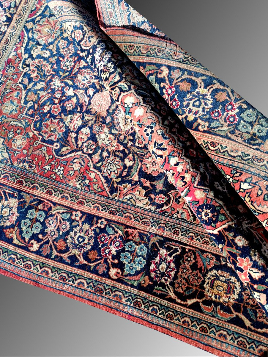 Persian Oriental Rug, Iran, Kashan, Wool And Silk - Dimensions: 1.32 X 2.00 Meters-photo-1