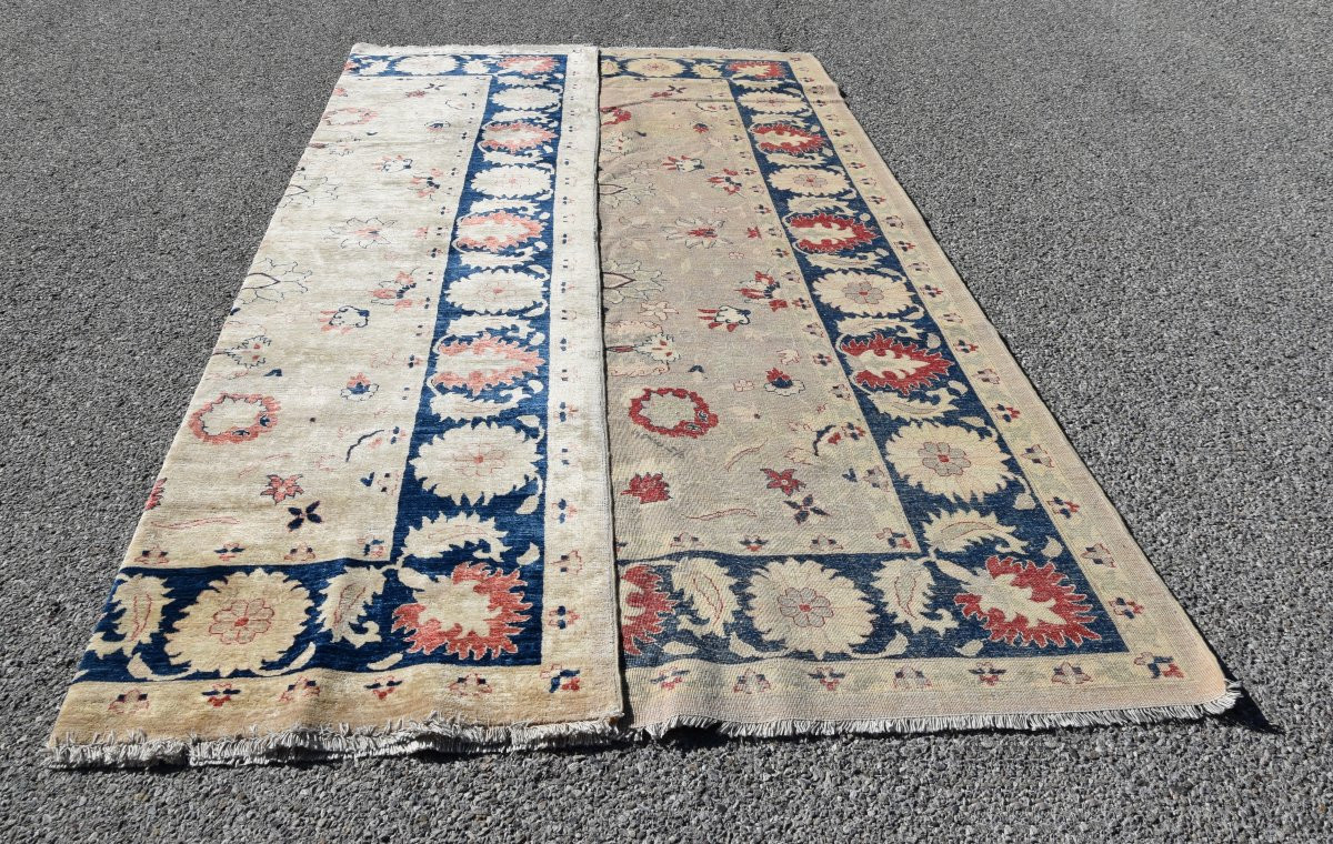 Tapis d'Orient Ziegler : 3.00 X 2.45 Mètres - Laine Fait Main  - "Galerie Sardje"-photo-3
