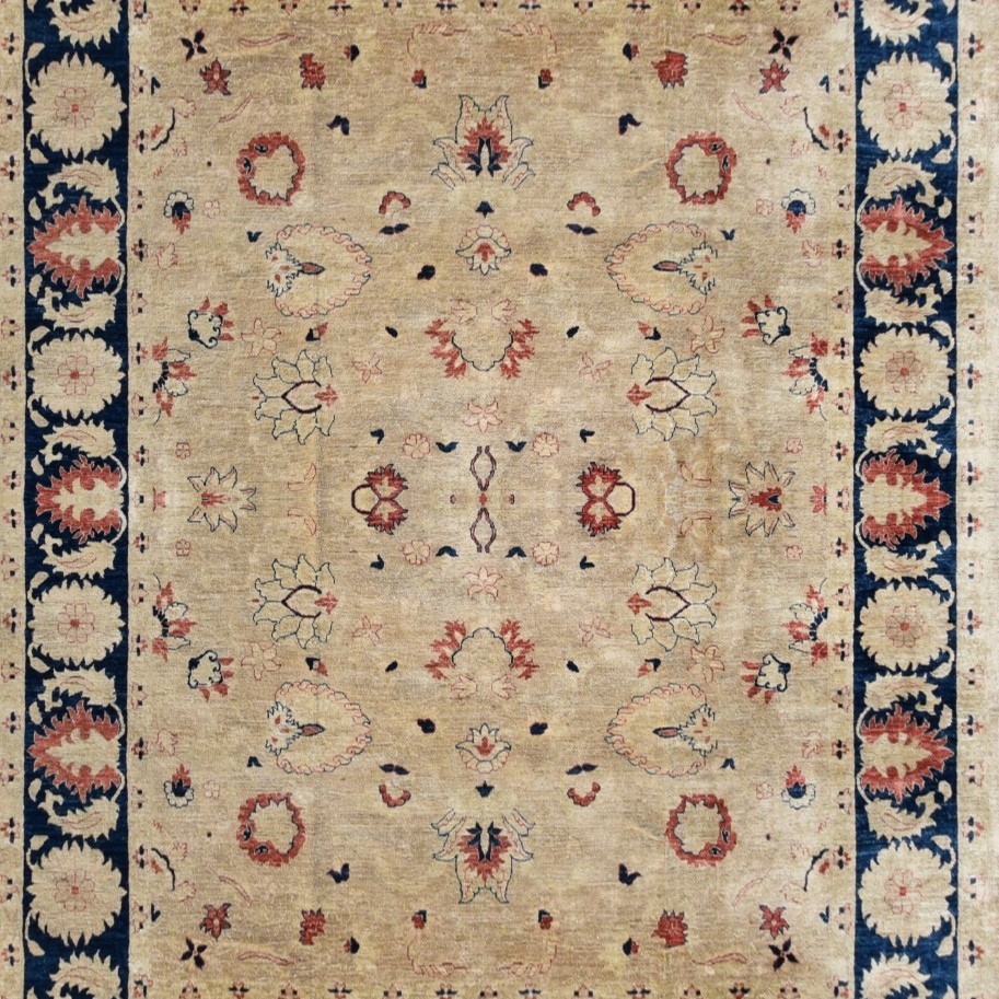 Tapis d'Orient Ziegler : 3.00 X 2.45 Mètres - Laine Fait Main  - "Galerie Sardje"