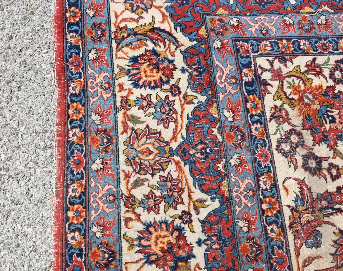 Tapis d'Orient Iran Ispahan - Dim: 2.48 X 3.80 Mètres-photo-5