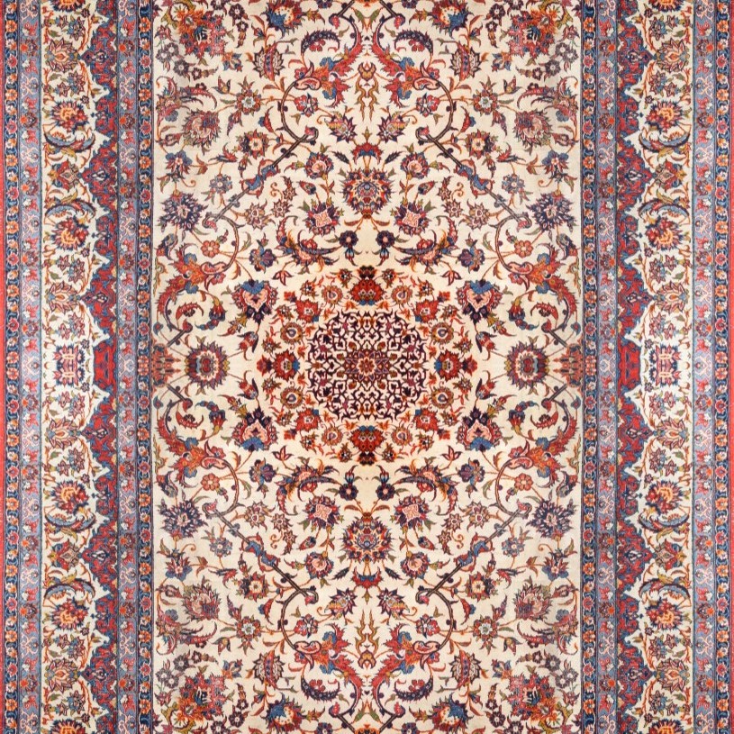 Tapis d'Orient Iran Ispahan - Dim: 2.48 X 3.80 Mètres