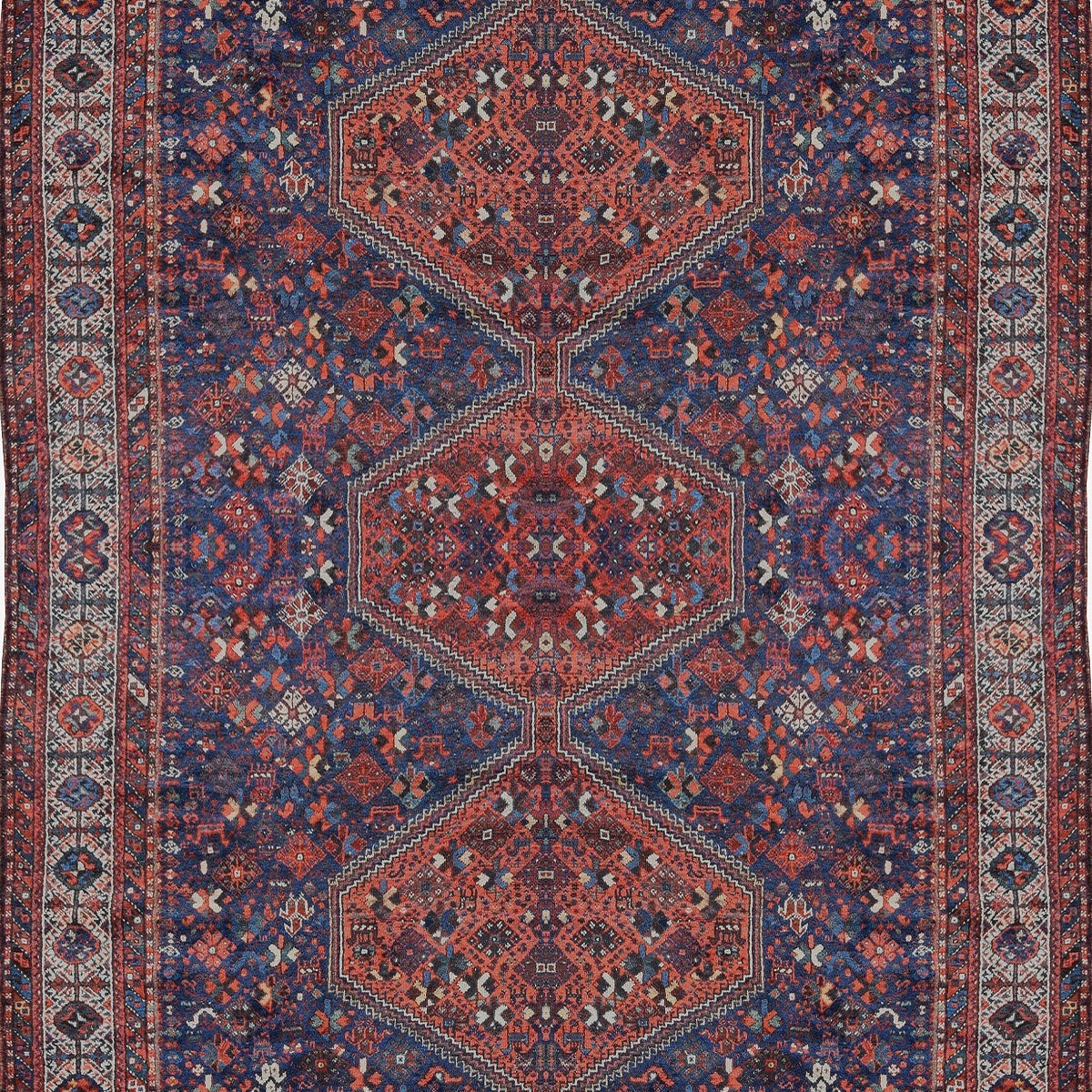 Tapis d'orient Iran Shiraz, Gashghaï ancien –: 220 x 315 cm "Galerie Sardje"               -photo-3