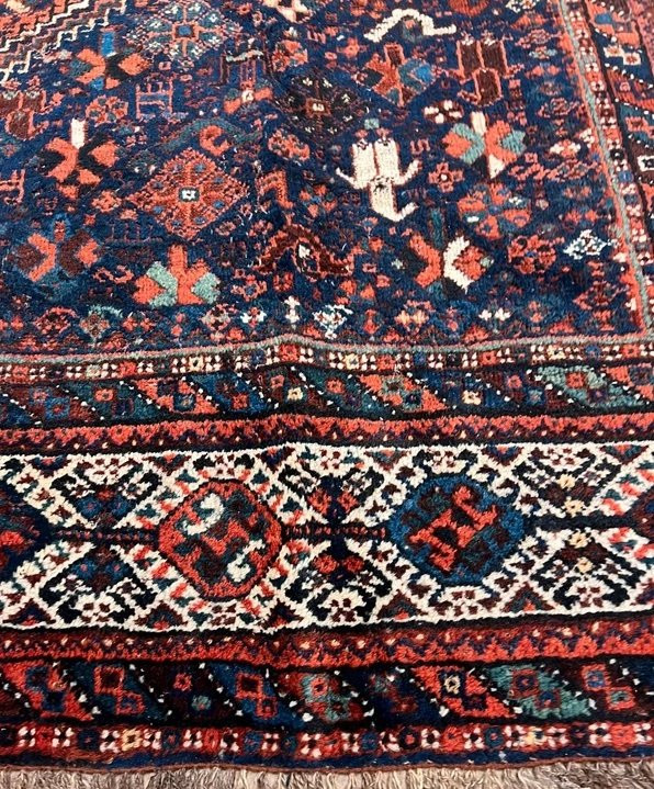 Tapis d'orient Iran Shiraz, Gashghaï ancien –: 220 x 315 cm "Galerie Sardje"               -photo-2