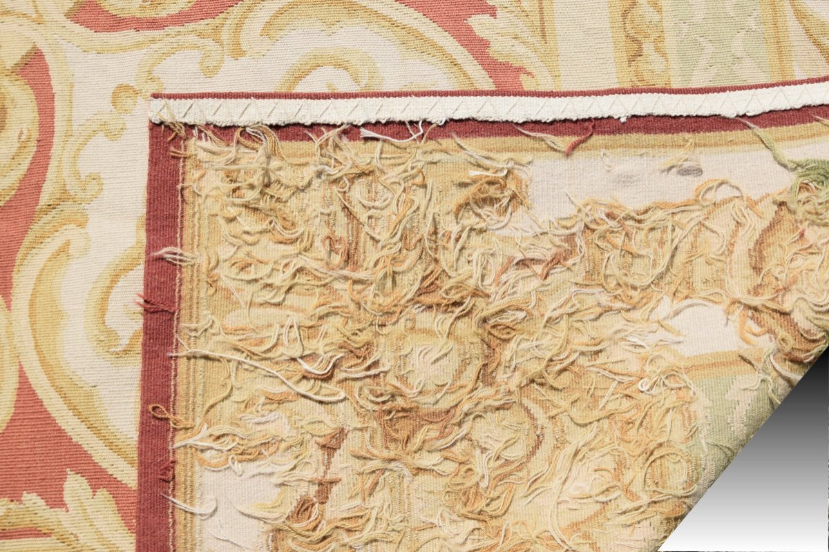 Tapis aux points noués de style Aubusson – 3.10 x 2.45  Mètres - "Galerie Sardje"-photo-4