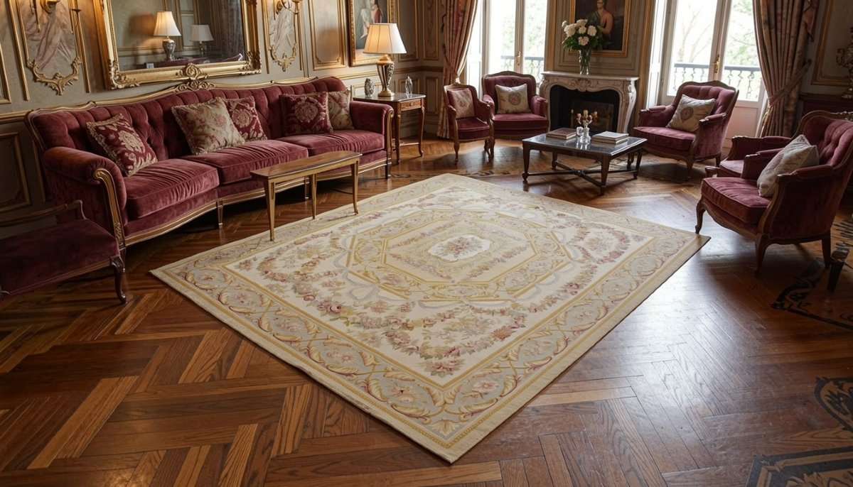 Tapis de style Aubusson dans le goût du XVIIIe siècle - : 315 x 240 cm-photo-6