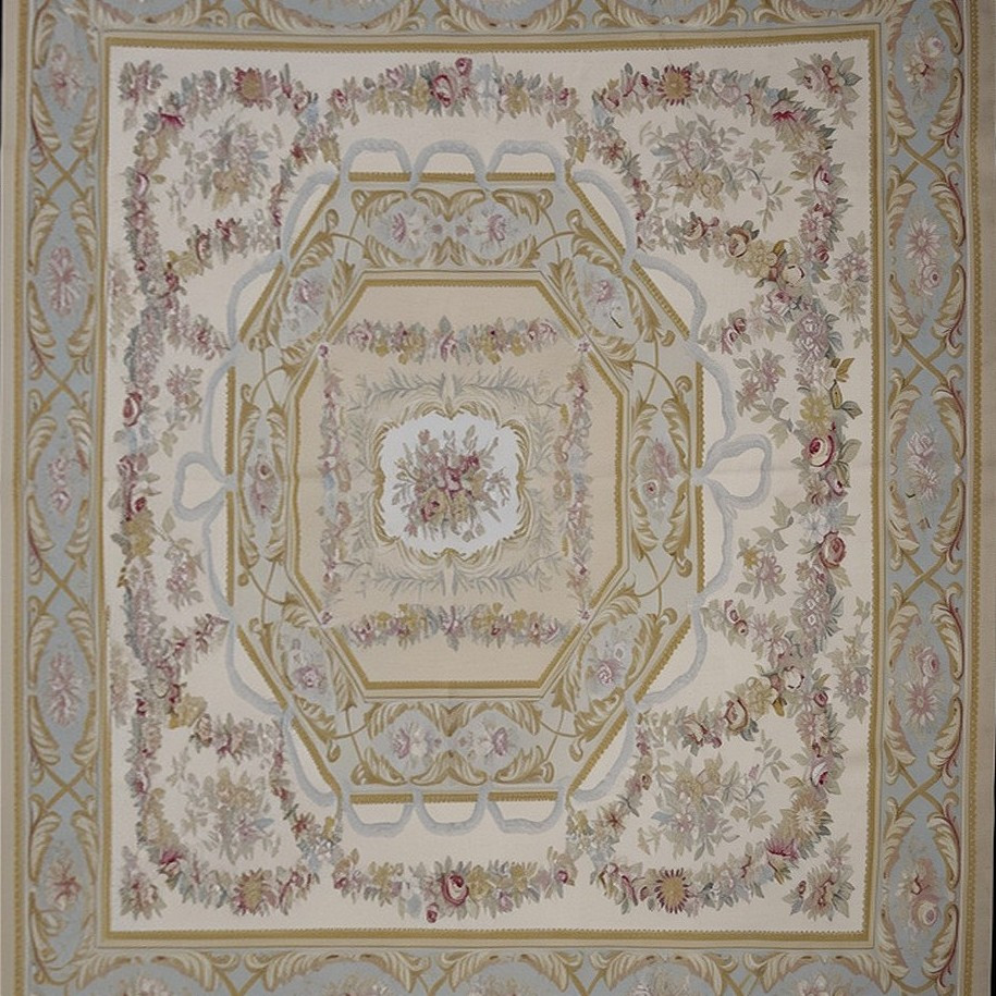 Tapis de style Aubusson dans le goût du XVIIIe siècle - : 315 x 240 cm