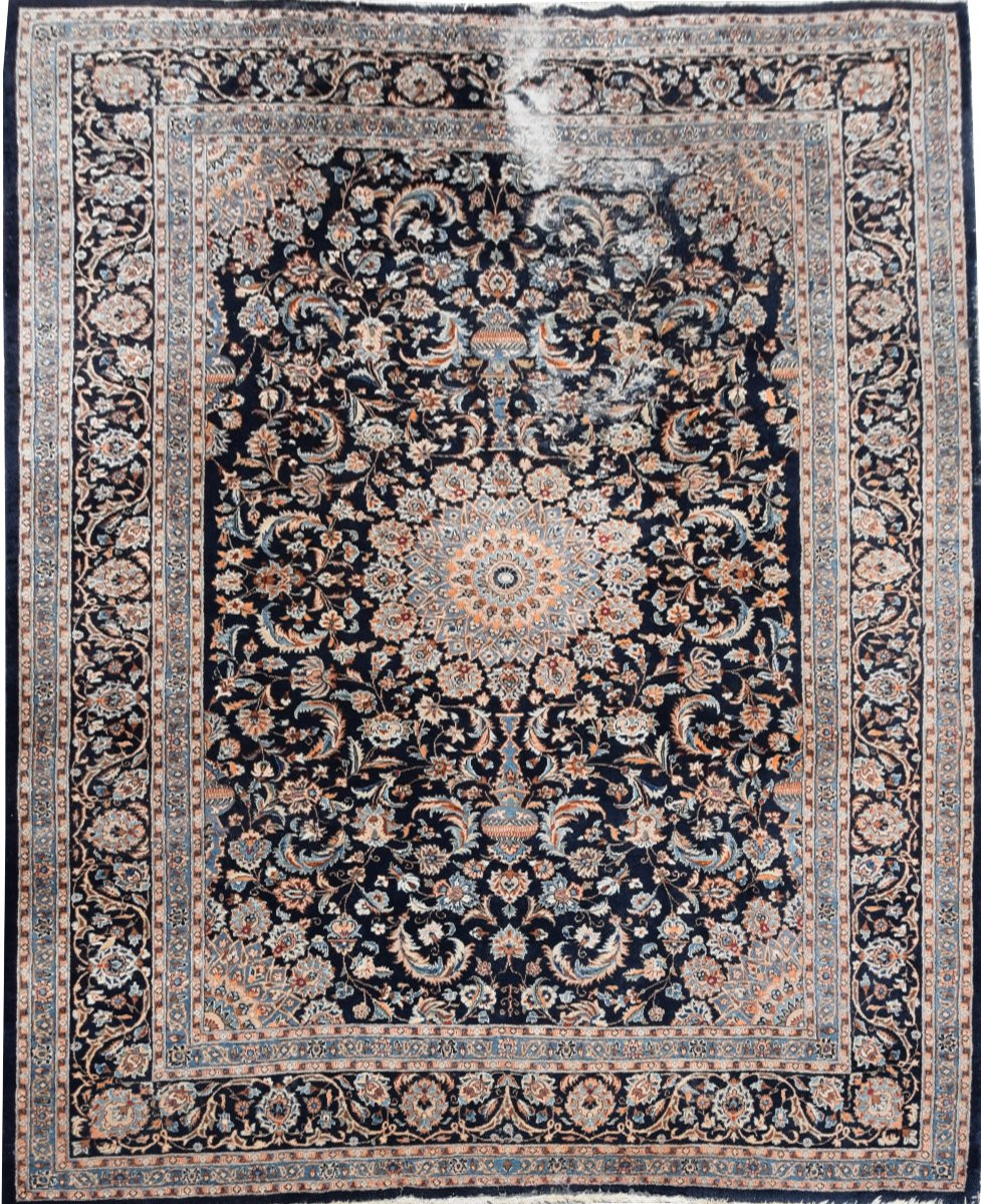 Tapis d'Orient KASHMAR Iran en Laine : 3.55 X 2.50 Mètres - Circa : 1970 - "Galerie Sardje"-photo-2