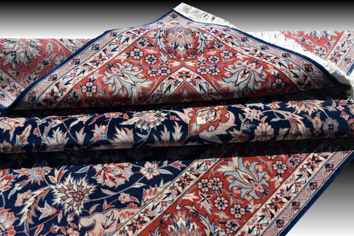 Tapis Sino-persan Ispahan-   Fait Main -   3.00 X 2.00 Mètres- "Galerie Sardje"-photo-4