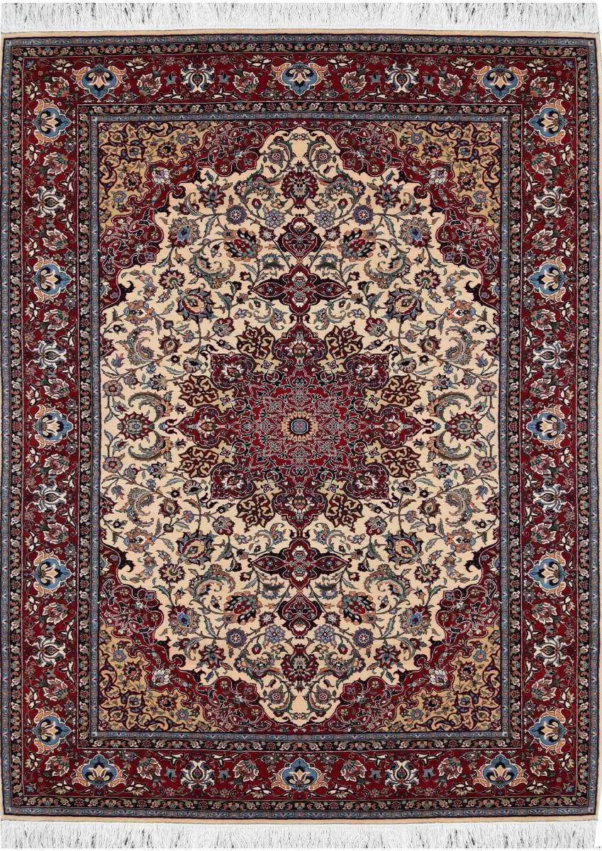Sino-persian Isfahan Rug - Handmade - 3.005 X 2.00 Meters- "galerie Sardje"-photo-2