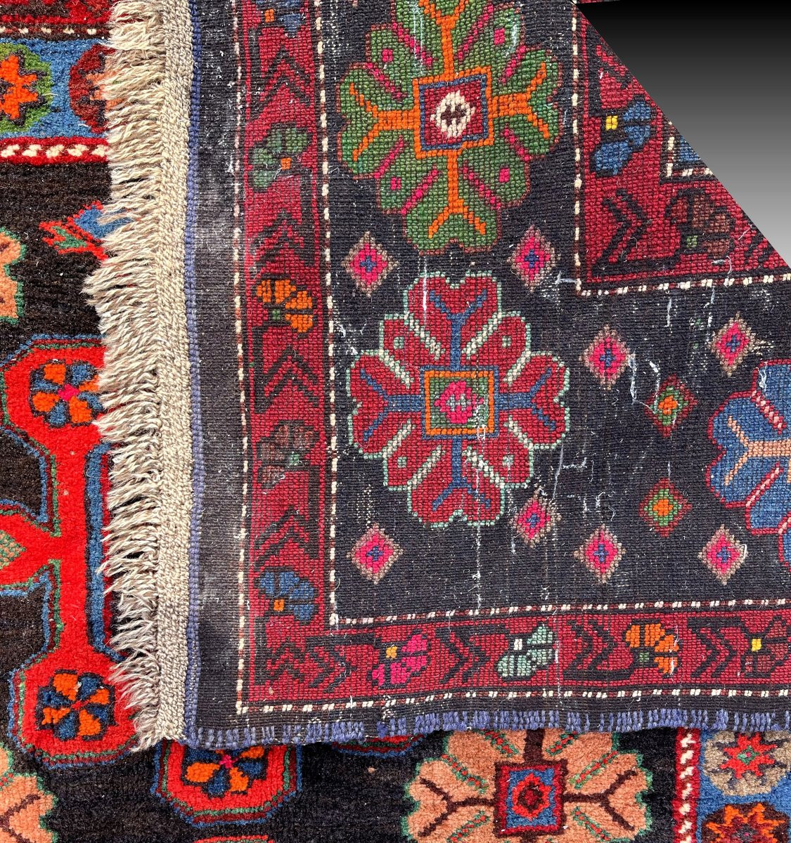 Kazak  Caucasian Rug - Hand-knotted - 243 X 140 Cm- -photo-2