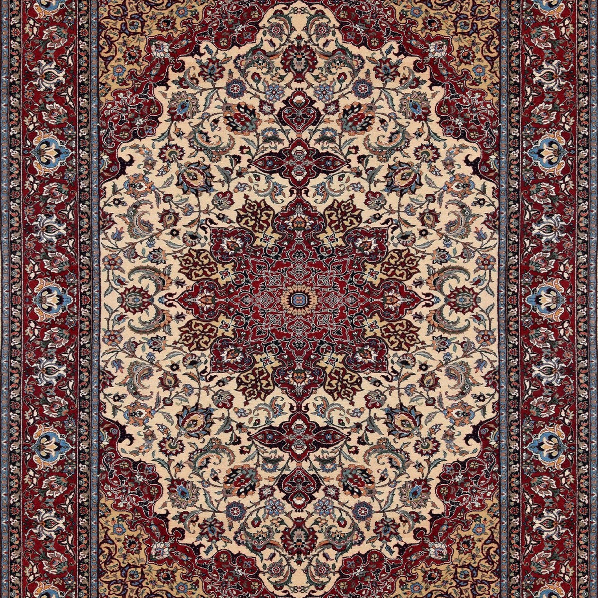 Sino-persian Isfahan Rug - Handmade - 3.005 X 2.00 Meters- "galerie Sardje"