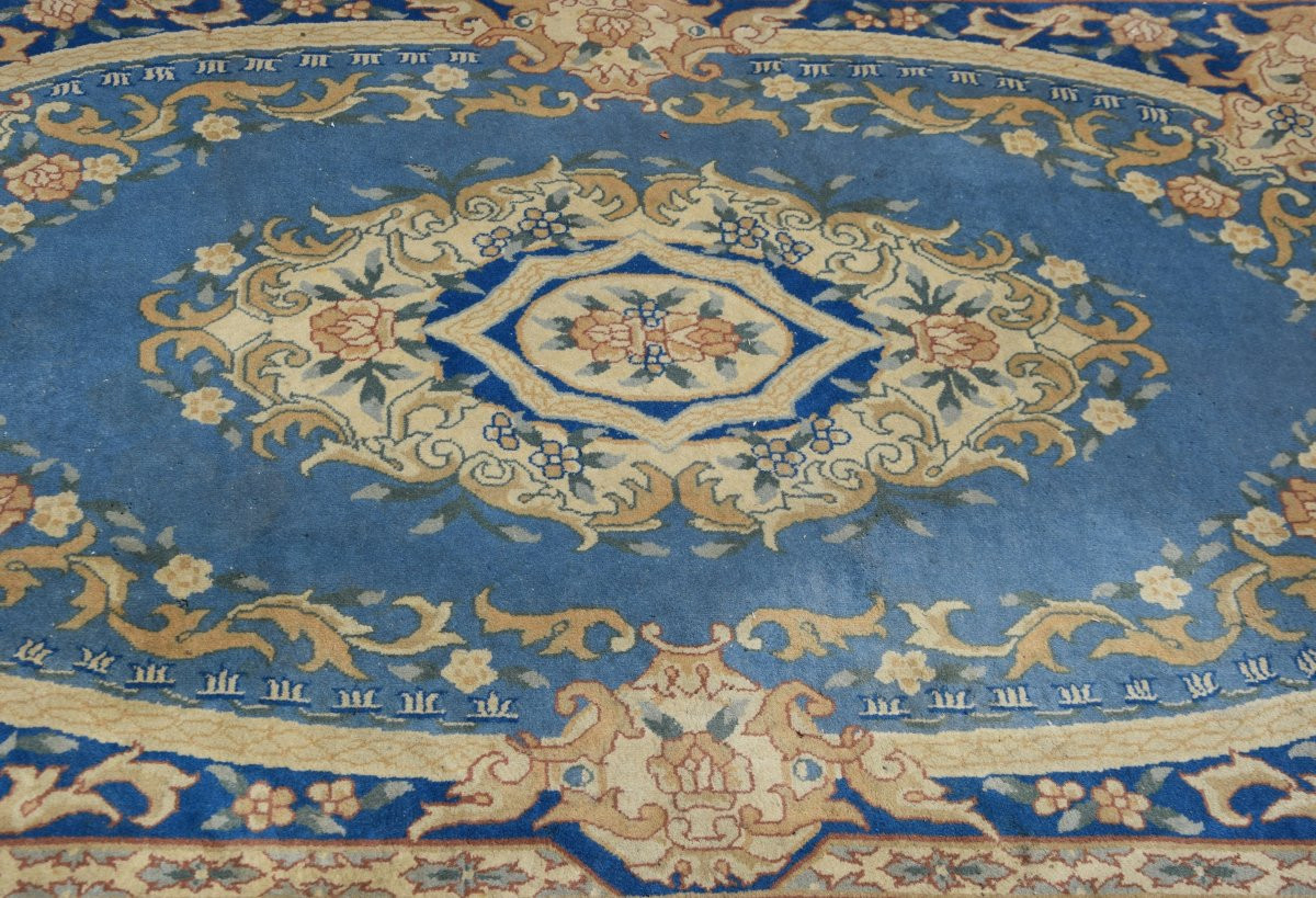 Tapis d'orient Indo-Savonnerie - 122 x 180 cm - "Galerie Sardje"-photo-1
