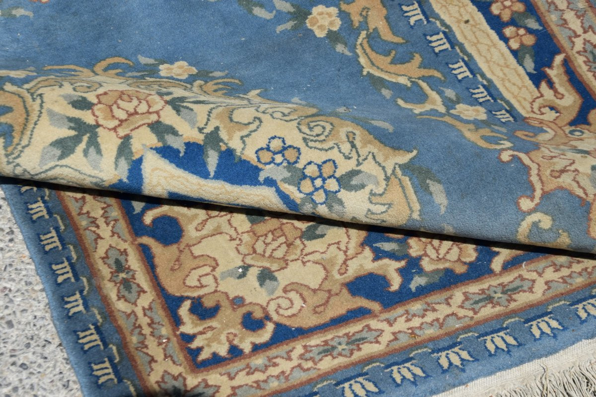 Tapis d'orient Indo-Savonnerie - 122 x 180 cm - "Galerie Sardje"-photo-4