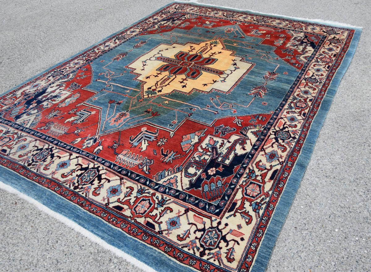 Tapis d'Orient Persan Iran GABBEH - Dim: 3.50 X 2.50 Mètres - "Galerie Sardje"-photo-7