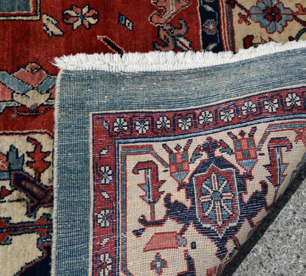 Tapis d'Orient Persan Iran GABBEH - Dim: 3.50 X 2.50 Mètres - "Galerie Sardje"-photo-8