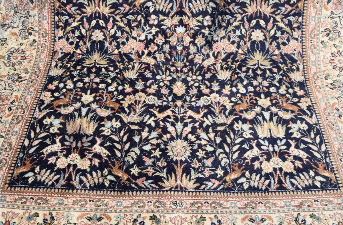 Indo Kirmân Oriental Rug : 2.70 X 1.90 Meters -handmade - -photo-4