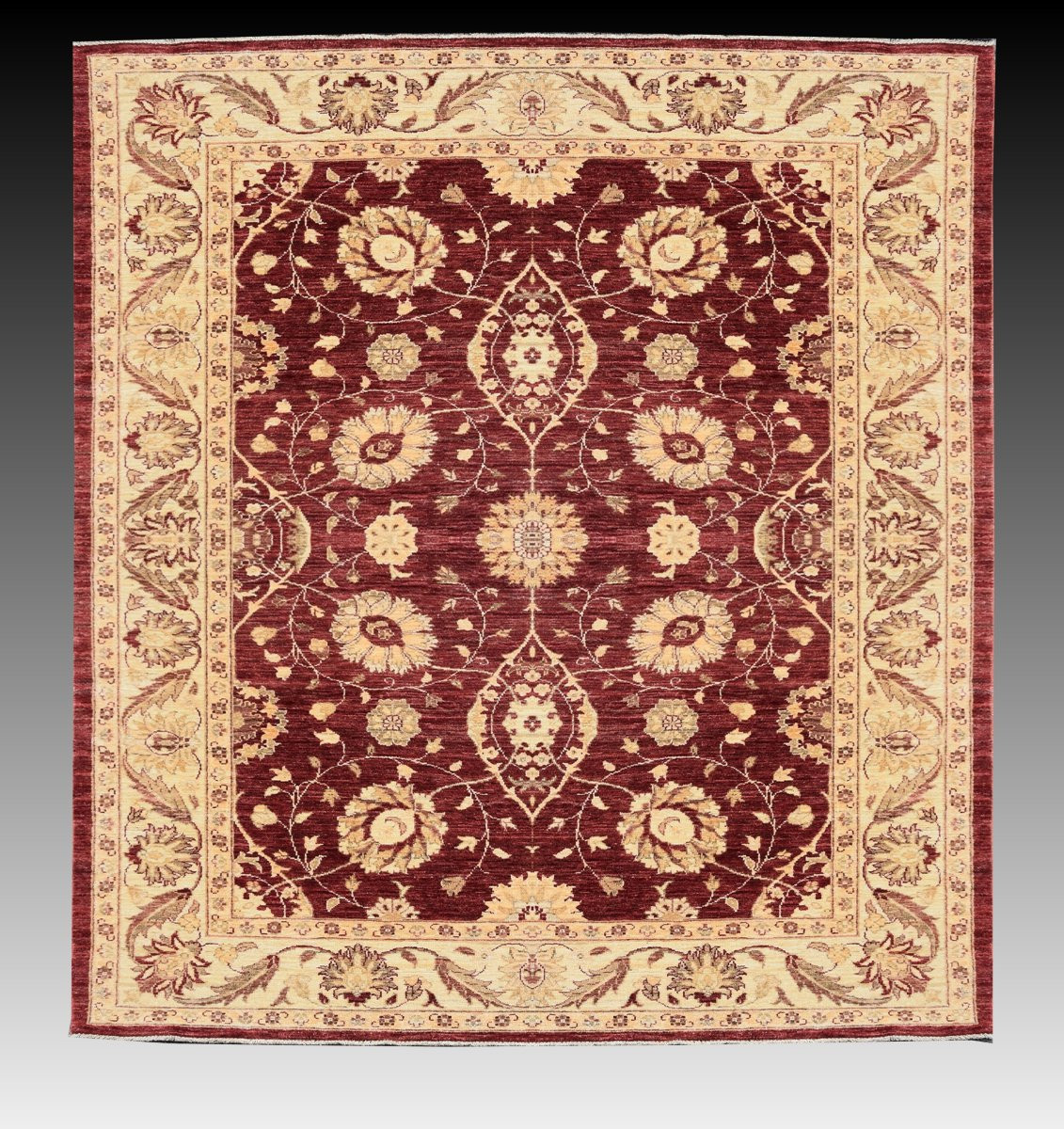 Oriental Rug Ziegler : 1.70 X 2.45 Meters - Handmade Wool "galerie Sardje"-photo-2