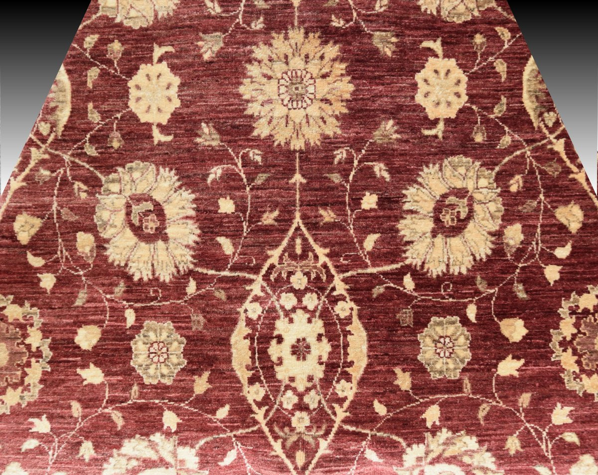 Tapis d'Orient Ziegler : 1.70 x 2.45 Mètres - Laine Fait Main "Galerie Sardje"-photo-7