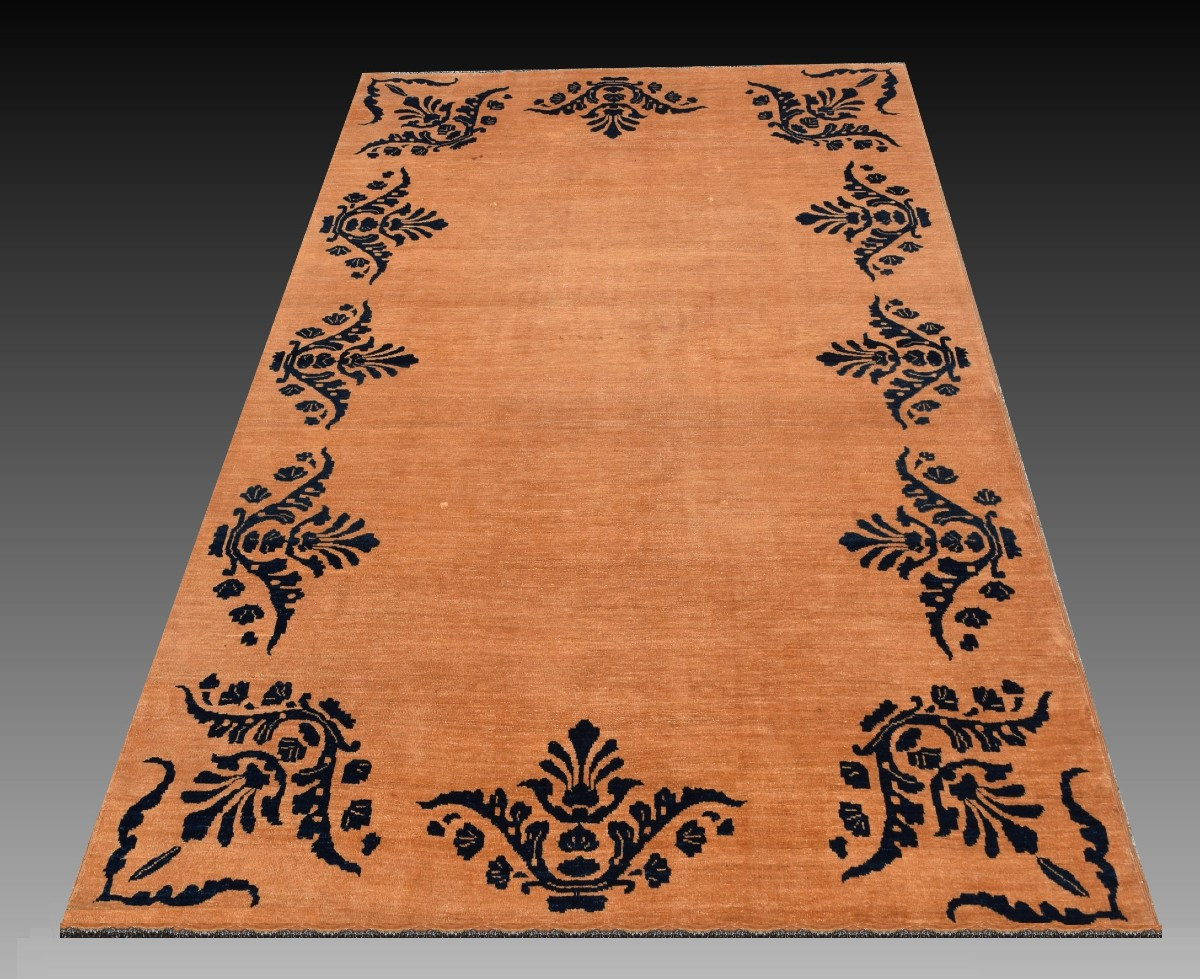Tapis d'orient  Chobi Ziegler 200 × 295 Cm  Noué main-"Galerie Sardje"-photo-1