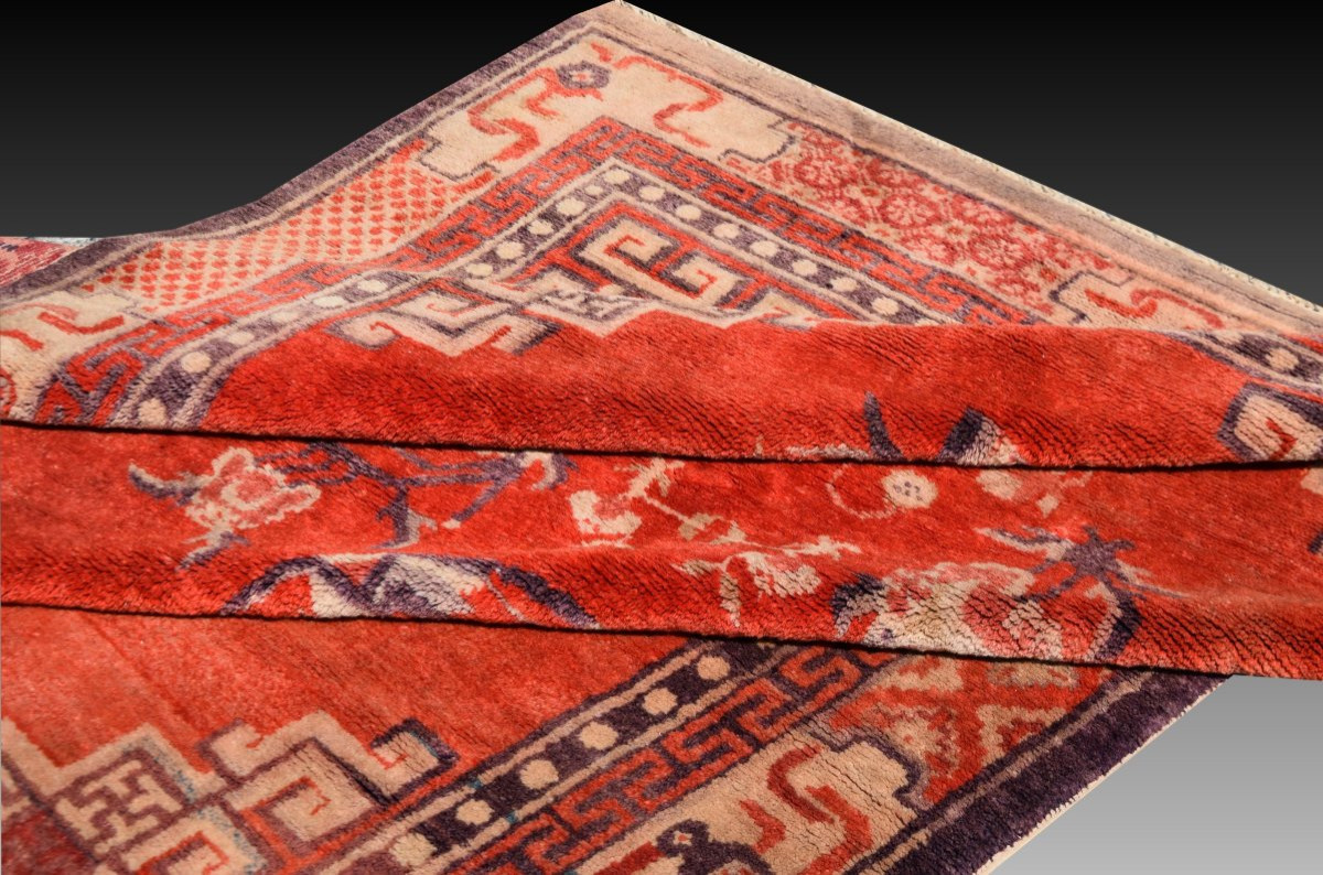 Tapis Tibétain ancien : 130 x 200 Cm - "Galerie Sardje"-photo-2