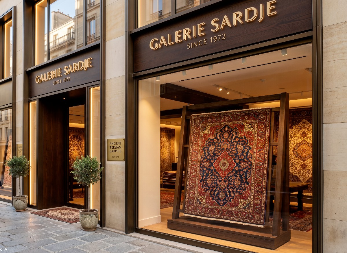 Tapis Tibétain ancien : 130 x 200 Cm - "Galerie Sardje"-photo-7