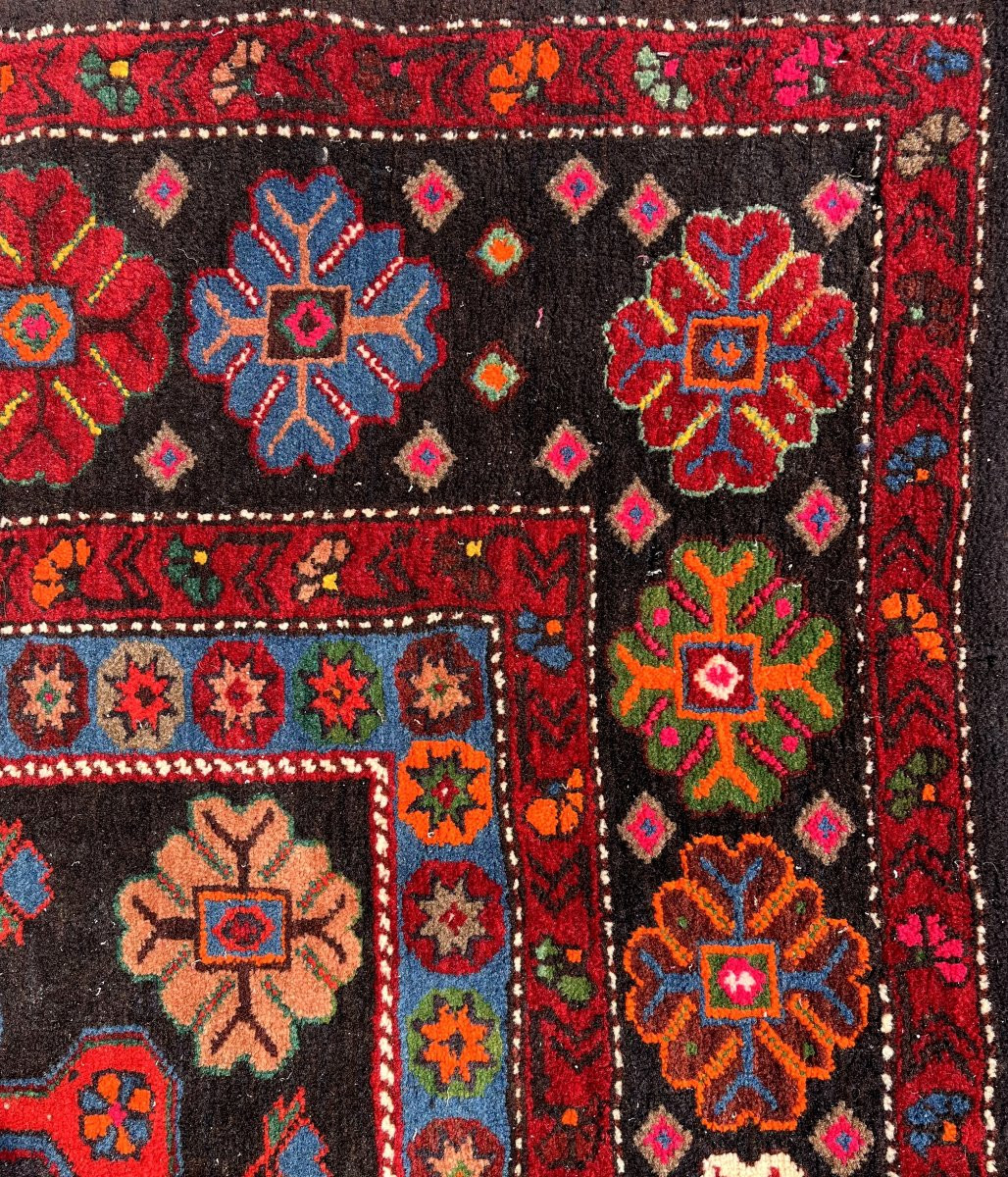 Tapis KAZAK Caucasien – Noué main – 243 x 140 cm- "Galerie Sardje" -photo-3