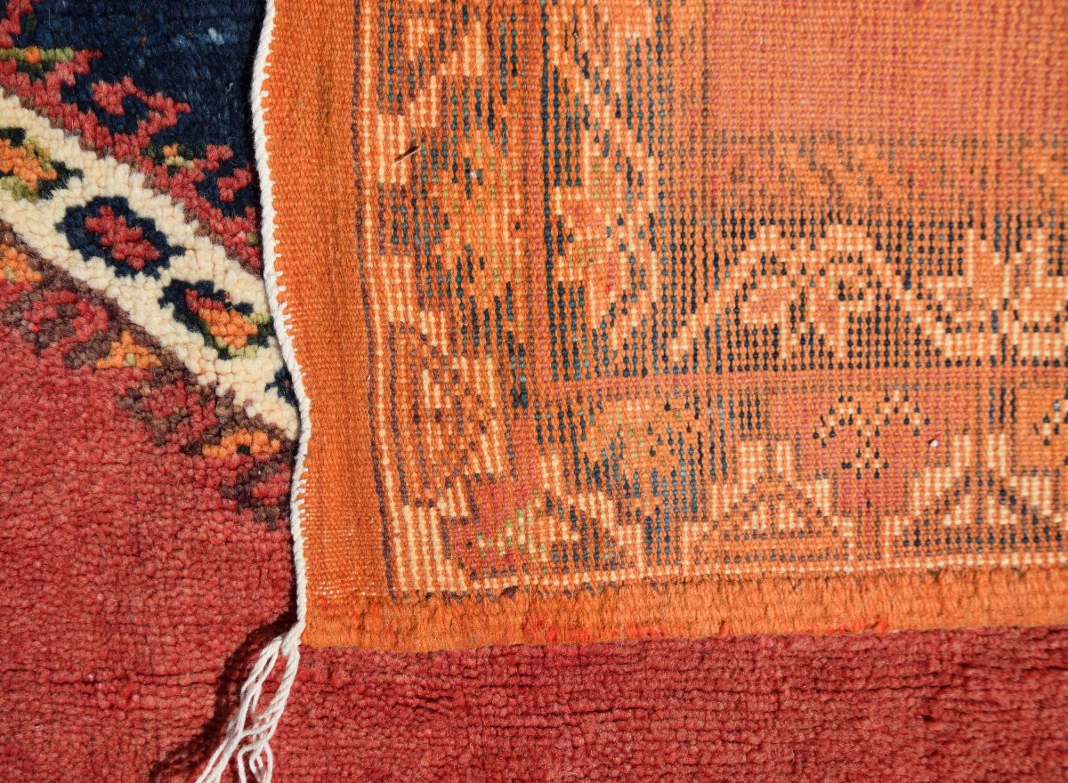 Moroccan Carpet (taznakht), Middle Atlas, Mid-20th Century: 150x250 Cm "galerie Sardje"-photo-6