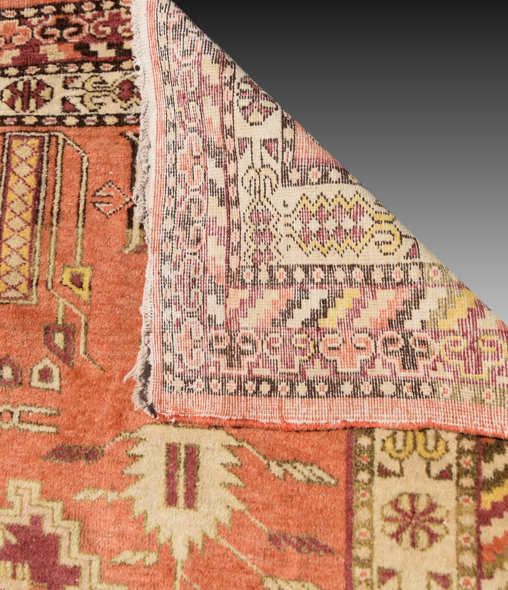 Rug Khotan Turkestan - Samarkand : 285x138 Cm "galerie Sardje"-photo-7