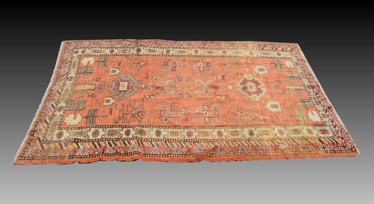 Rug Khotan Turkestan - Samarkand : 285x138 Cm "galerie Sardje"-photo-8