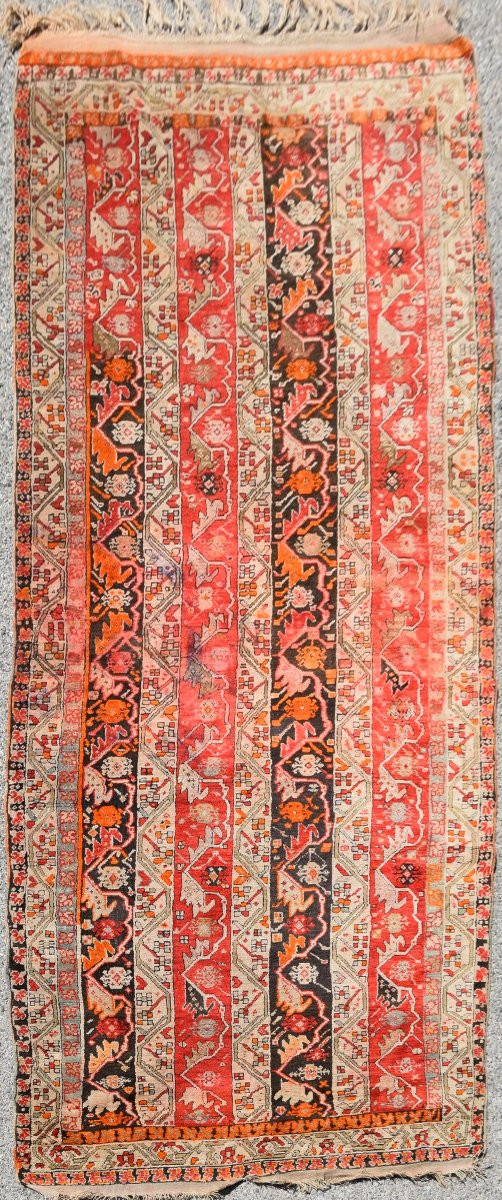 Tapis ancien caucasien Daghestan : 315 x 125 Cm -"Galerie Sardje"-photo-2