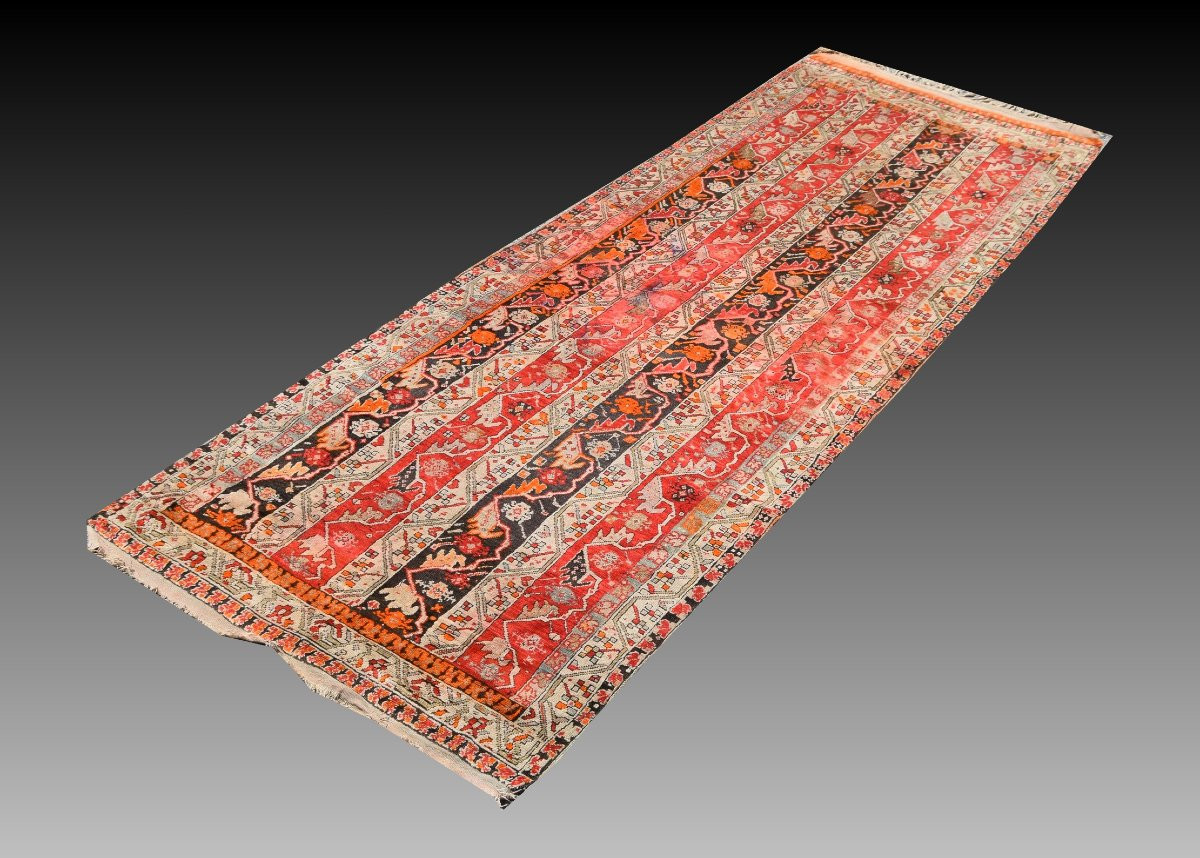 Tapis ancien caucasien Daghestan : 315 x 125 Cm -"Galerie Sardje"-photo-3