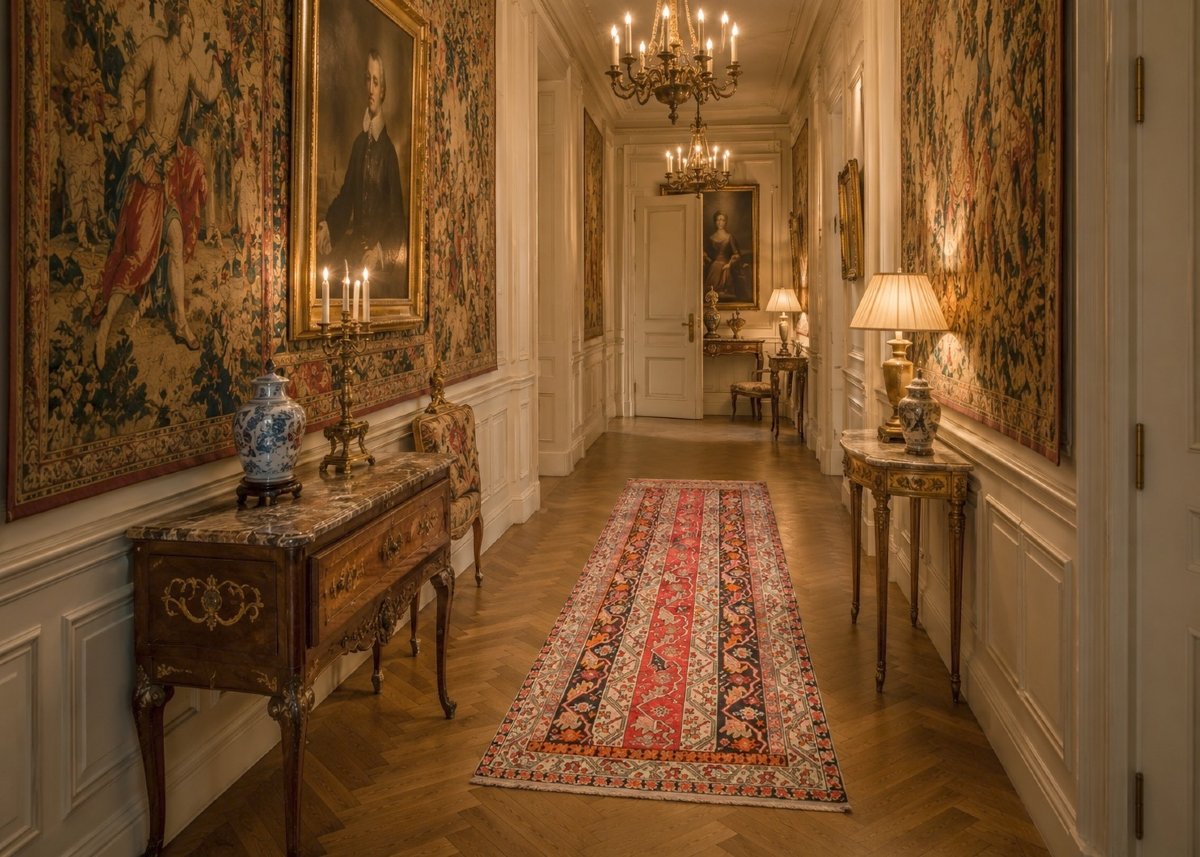 Tapis ancien caucasien Daghestan : 315 x 125 Cm -"Galerie Sardje"-photo-2