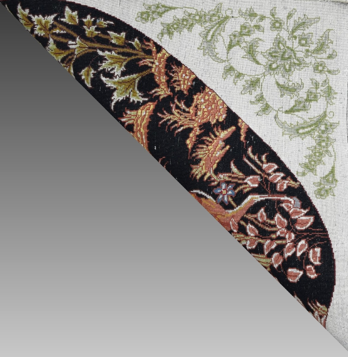 Tapis d'orient TABRIZ Iran : 95 x 75 Cm-"Galerie Sardje" -photo-3