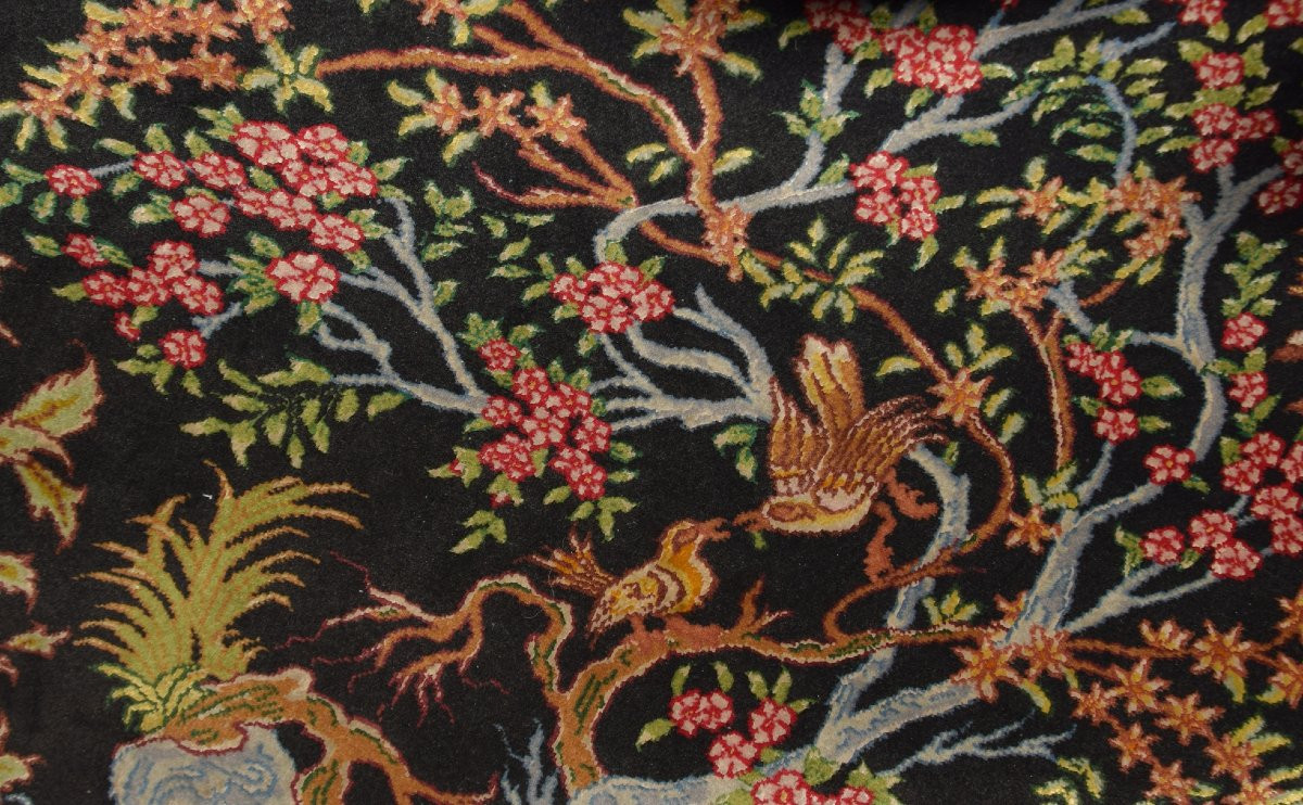 Tapis d'orient TABRIZ Iran : 95 x 75 Cm-"Galerie Sardje" -photo-6