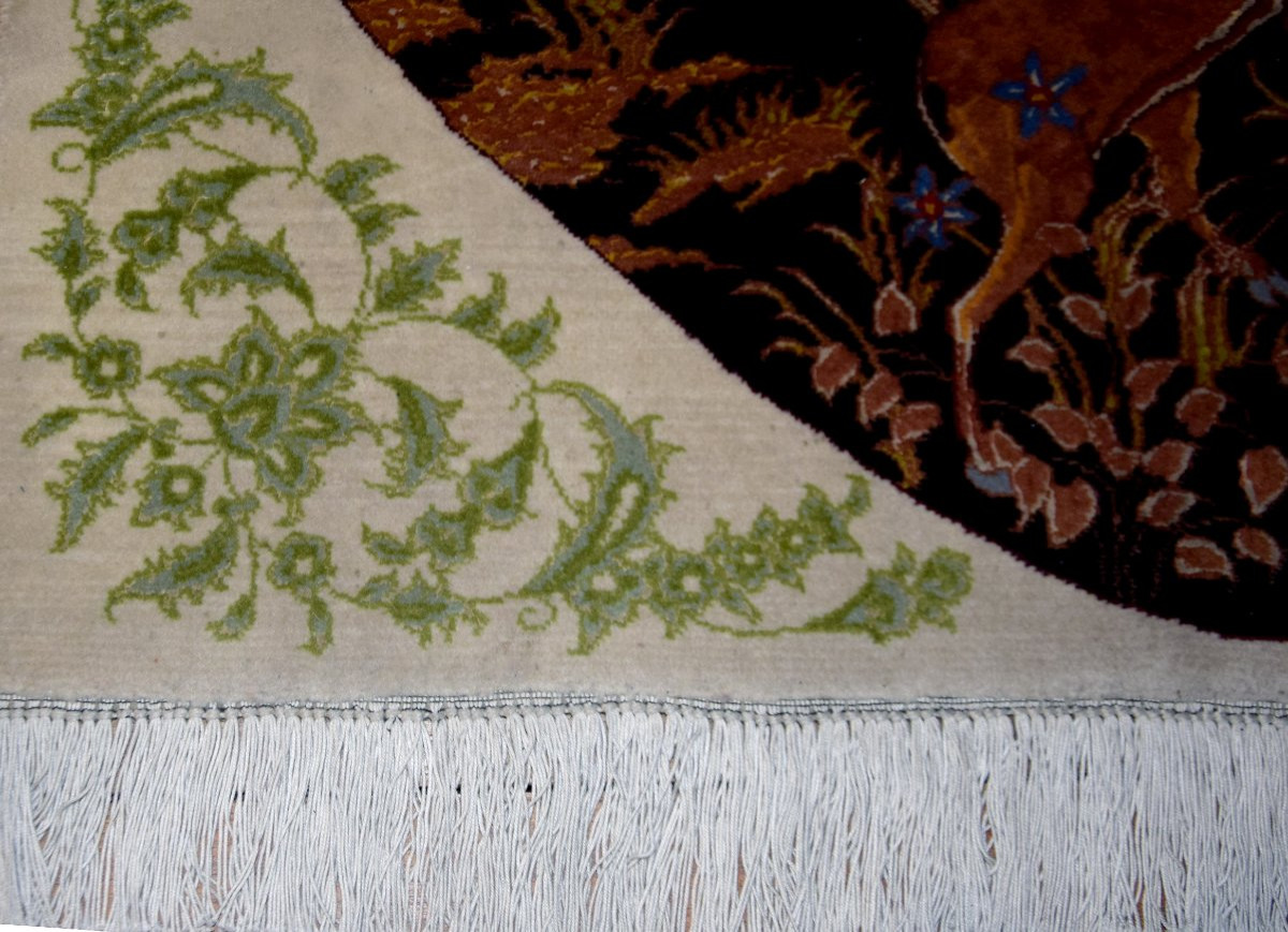 Tapis d'orient TABRIZ Iran : 95 x 75 Cm-"Galerie Sardje" -photo-8