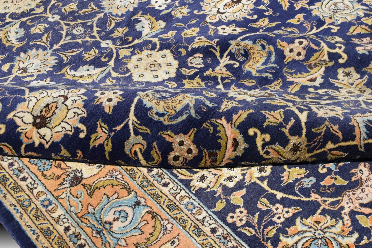 Tapis d'Orient Ghoum Iran Laine et Soie - 220 x 350 Cm  - "Galerie Sardje"-photo-3