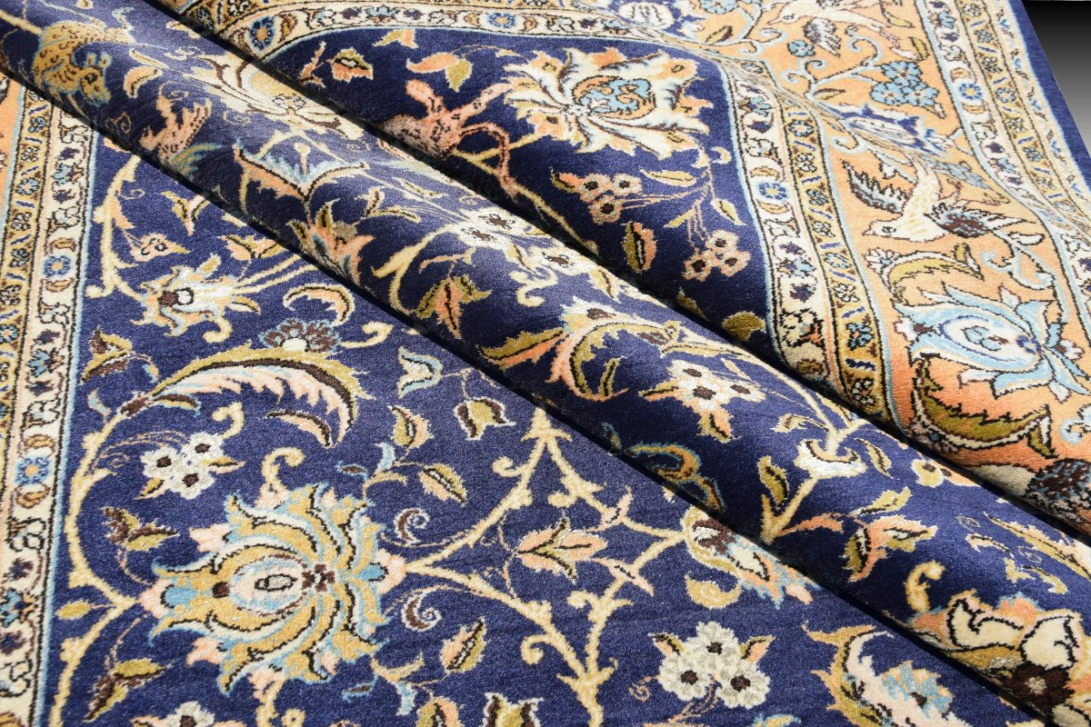 Tapis d'Orient Ghoum Iran Laine et Soie - 220 x 350 Cm  - "Galerie Sardje"-photo-4