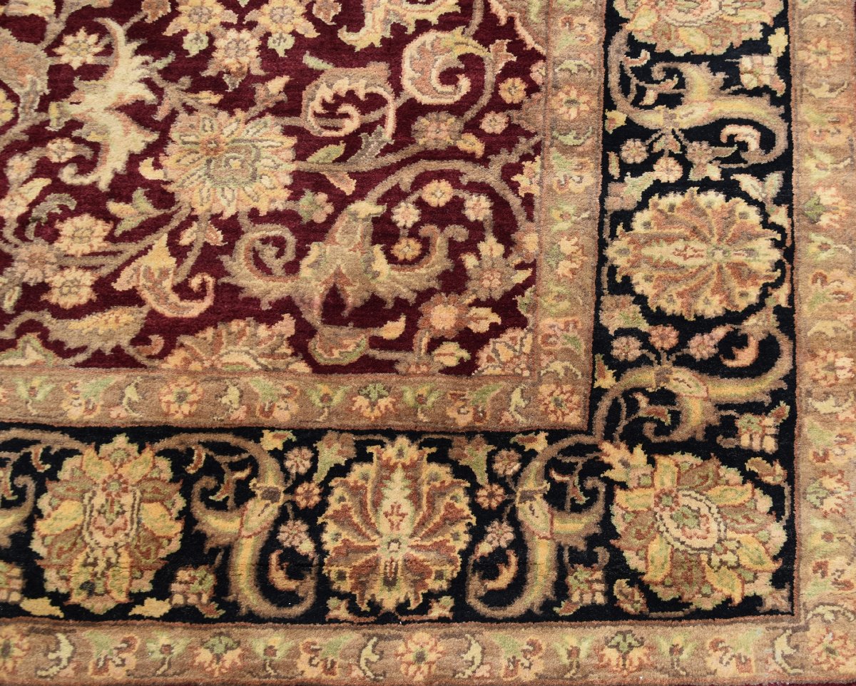 Oriental Rug Agra India : 2.10 X 3.03 Meters - "galerie Sardje"-photo-7