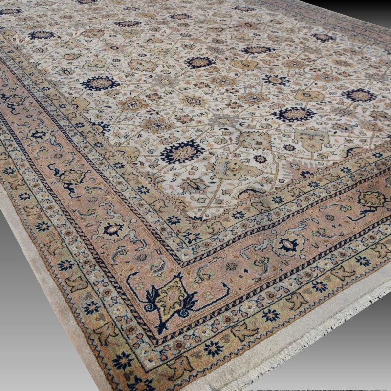 Oriental Wool Carpet From Punjab - 250 X 350 Cm - "galerie Sardje"-photo-1